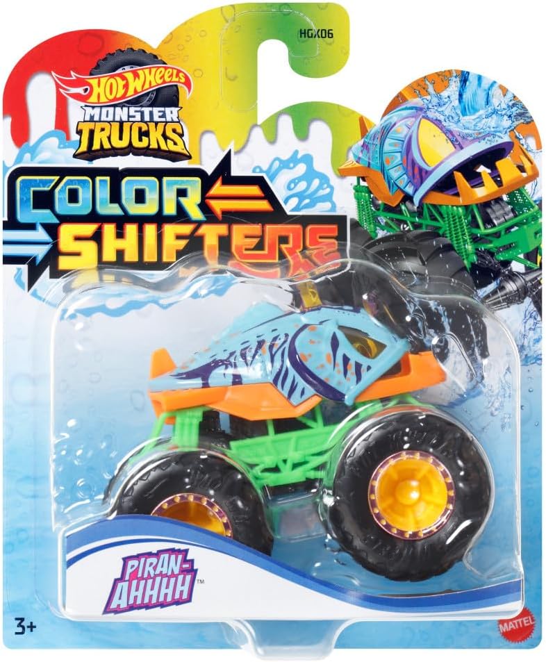 Hot Wheels Monster Trucks Color Shifters Pıran-Ahhhh