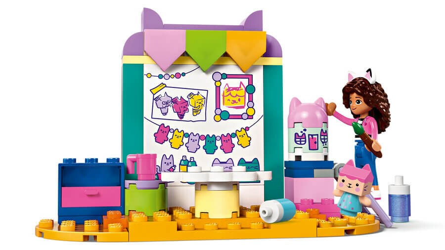 Lego Gabby's Dollhouse Karton Yavru Kedi ile El Sanatları