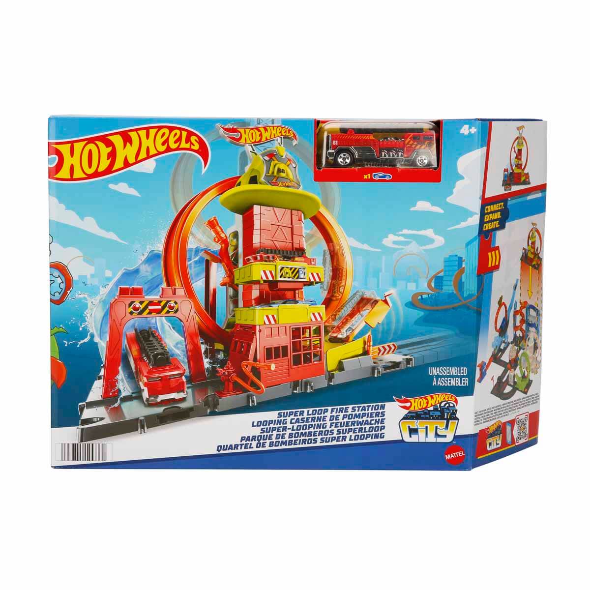 Hot Wheels Çembe Pistli İtfaiye İstasyonu HKX41