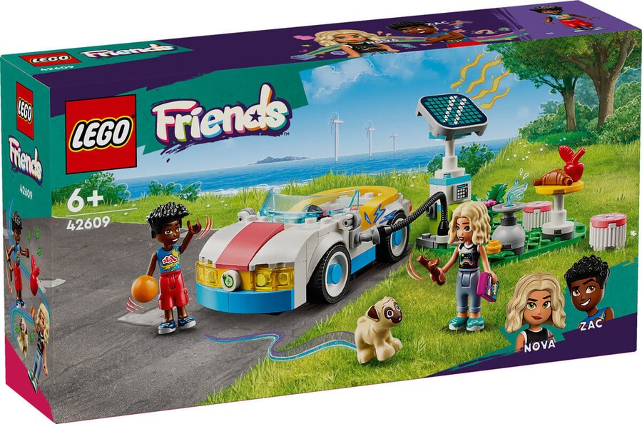 Lego Friends Elektrikli Araba ve Şarj İstasyonu