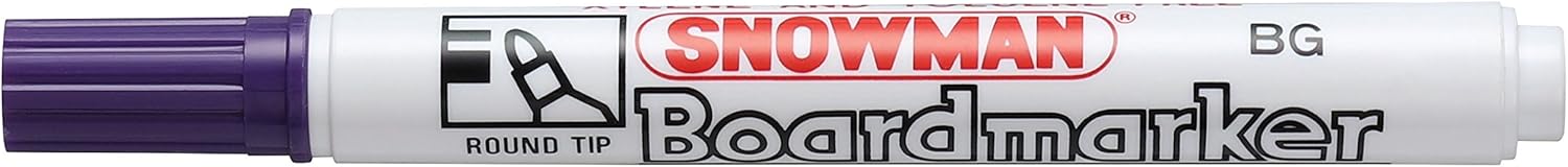 Snowman Bg-12 Beyaz Tahta Kalemi Mor