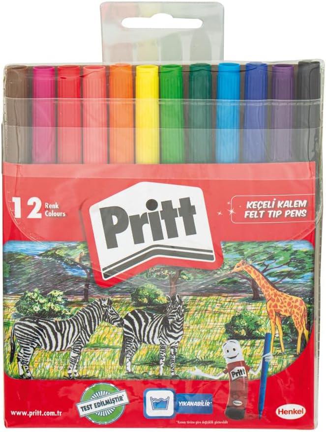 Pritt 12 Renk Keçeli Kalem