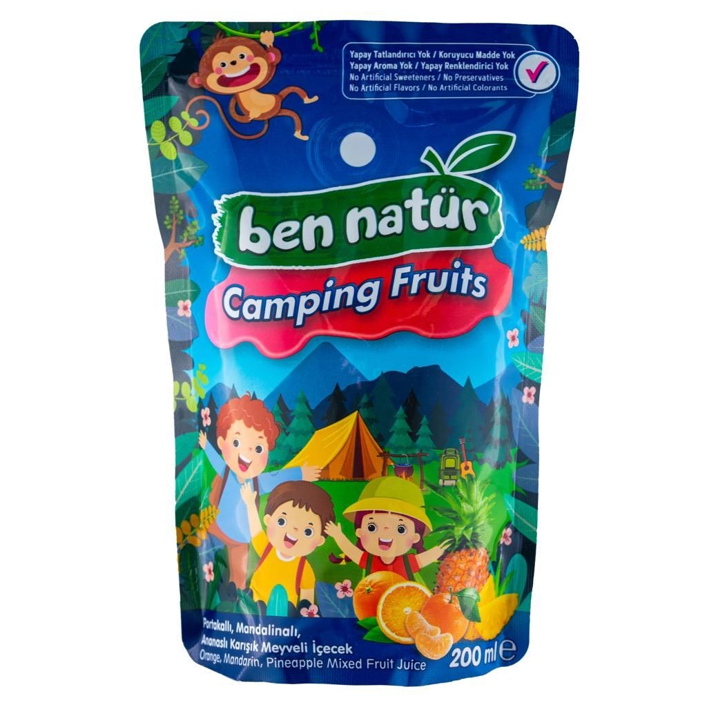 Ben Natür Camping Fruits 200 ml