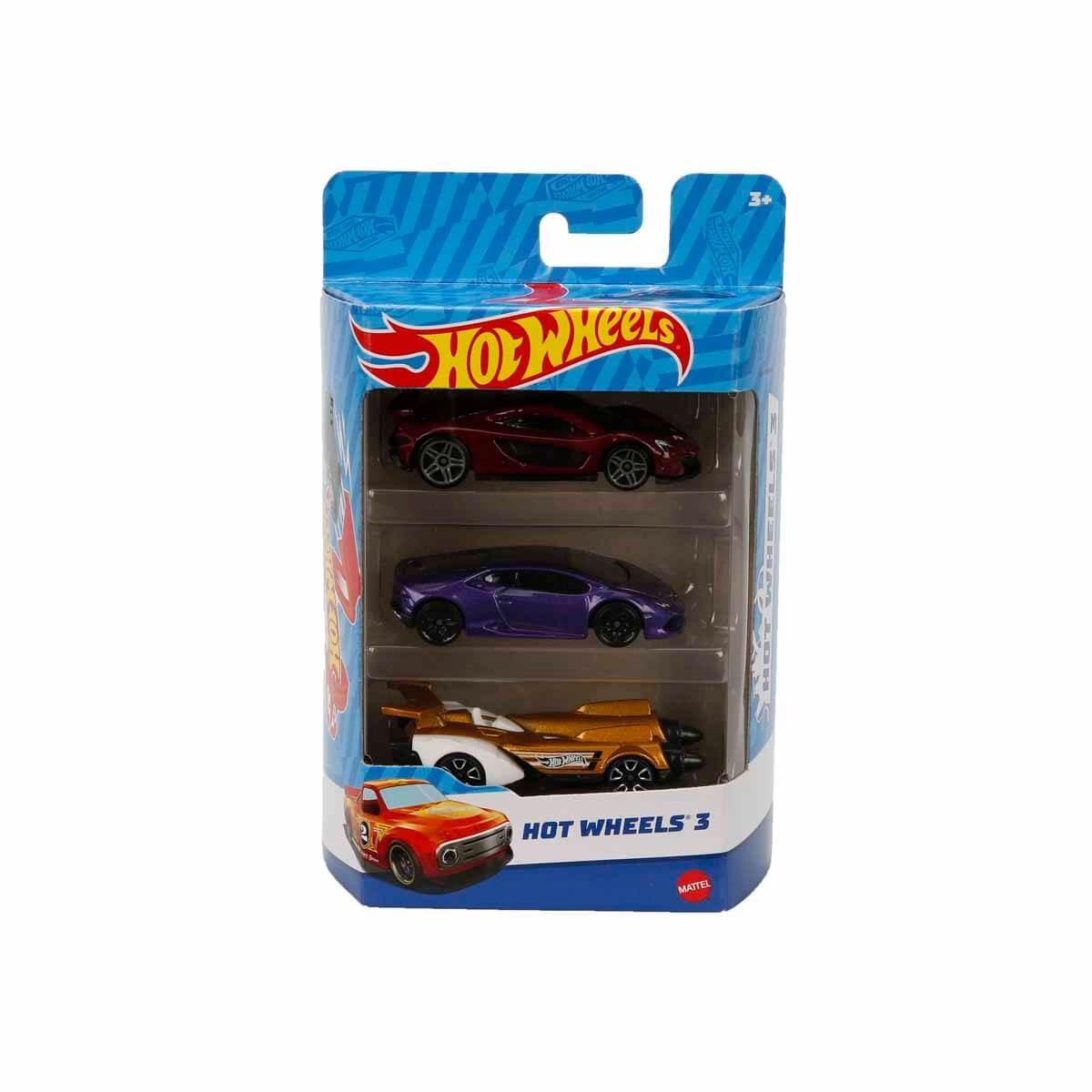 Hot Wheels 3'lü Araba Seti