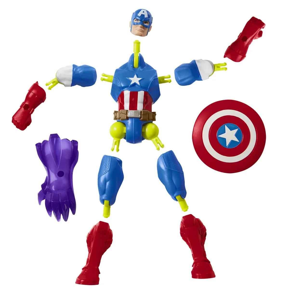 Avengers MixMashers Aksiyon Figürü Captain America