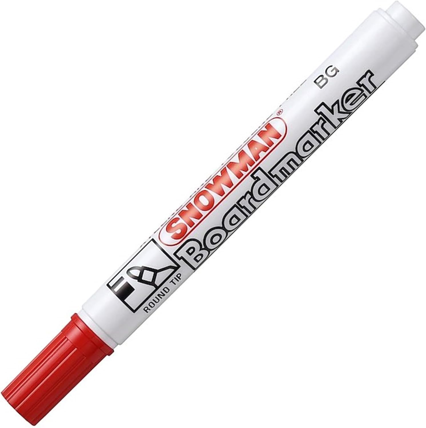 Snowman Bg-12 Beyaz Tahta Kalemi Kırmızı