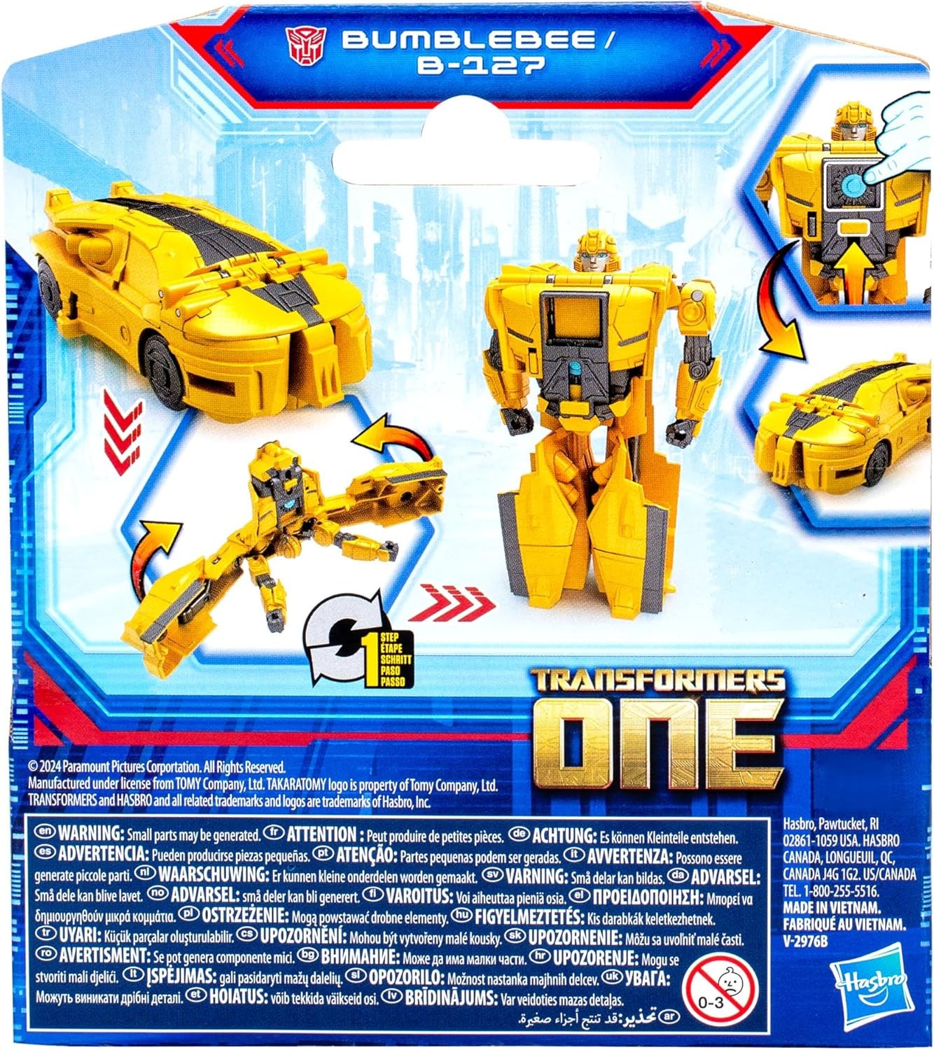 Transformers One Cog Changer Bumblebee B-127 F9383