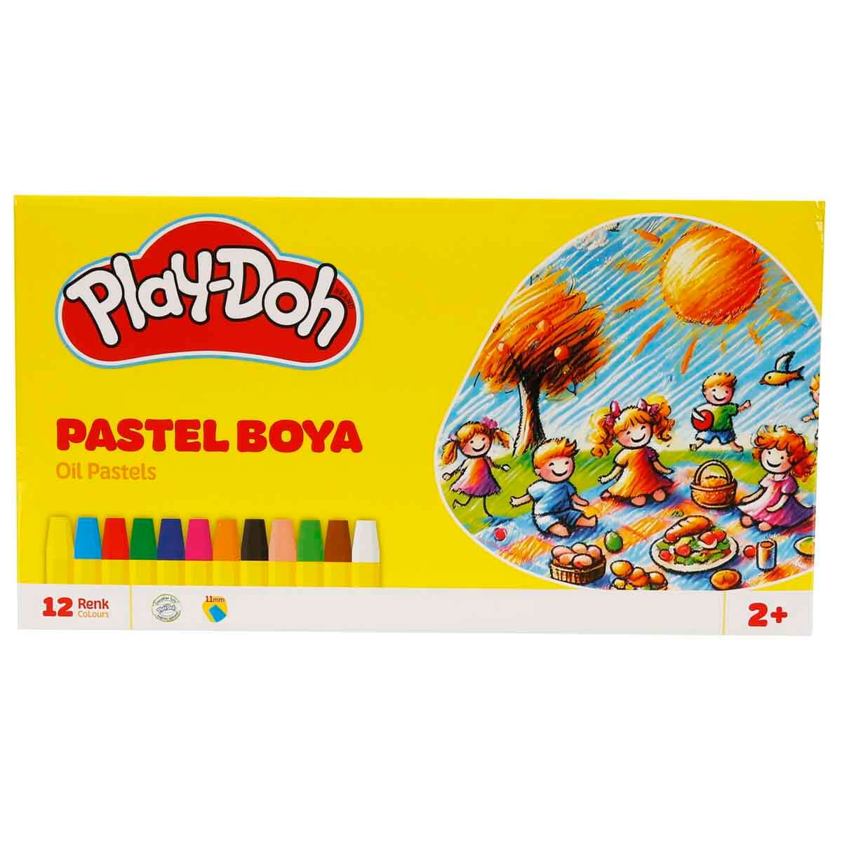 Play-Doh 12 Renk Pastel Boya
