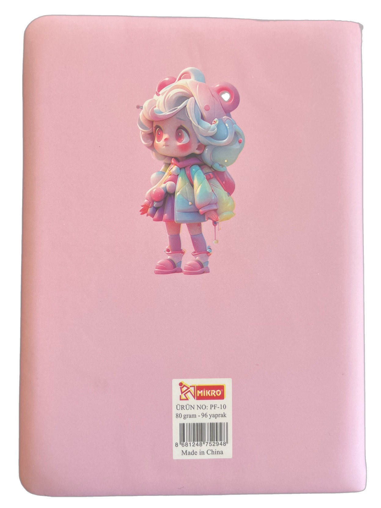 Pretty Girl Puffy Defter 13x18