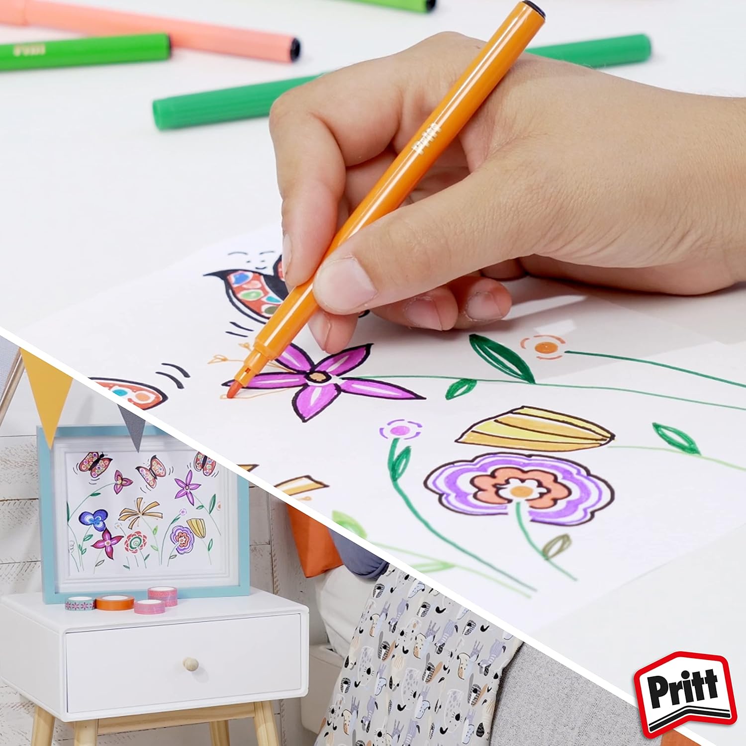 Pritt 24 Renk Keçeli Kalem
