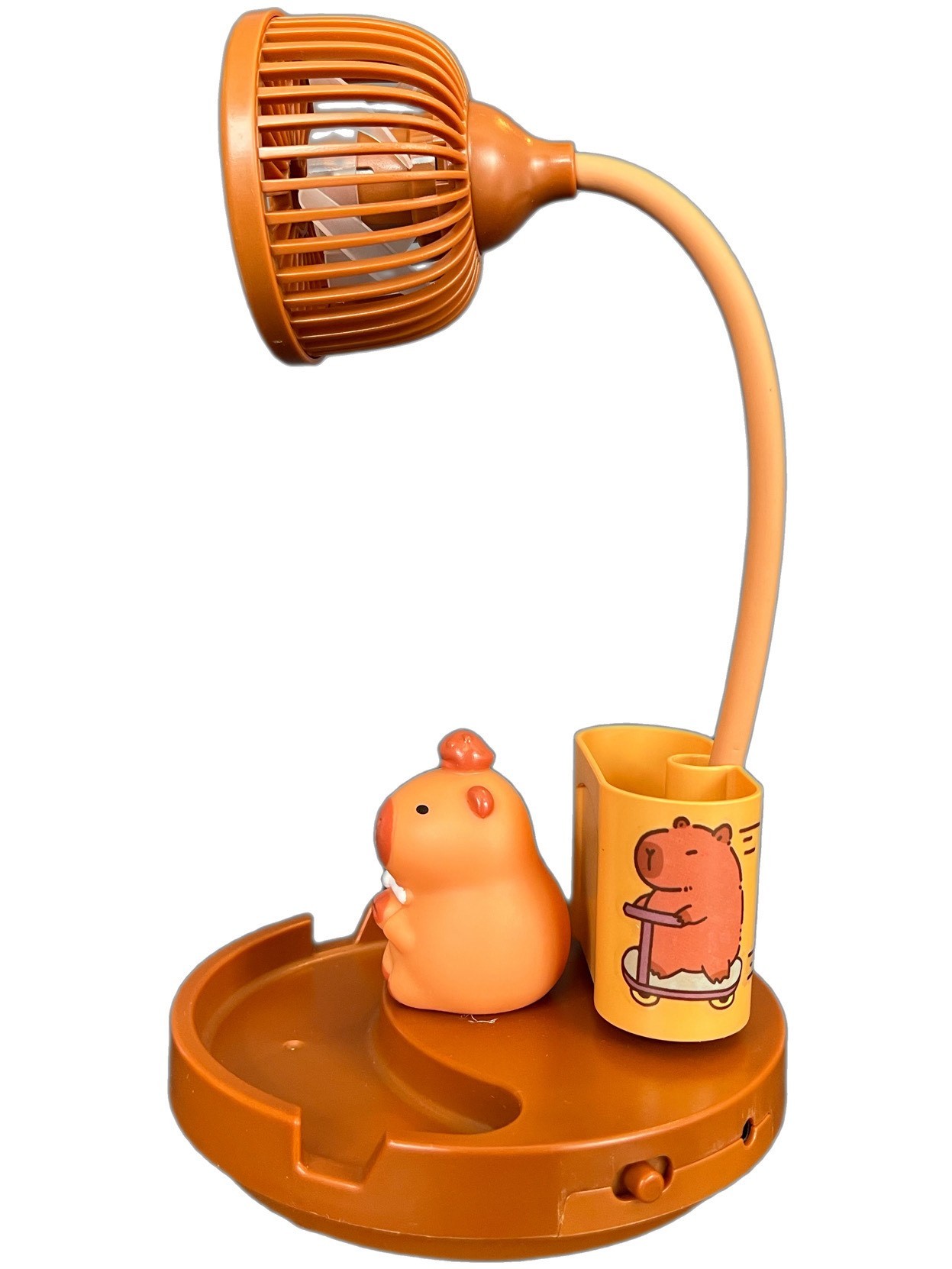 Capybara Işıklı Kalemlik Vantilatör Fan Model 1