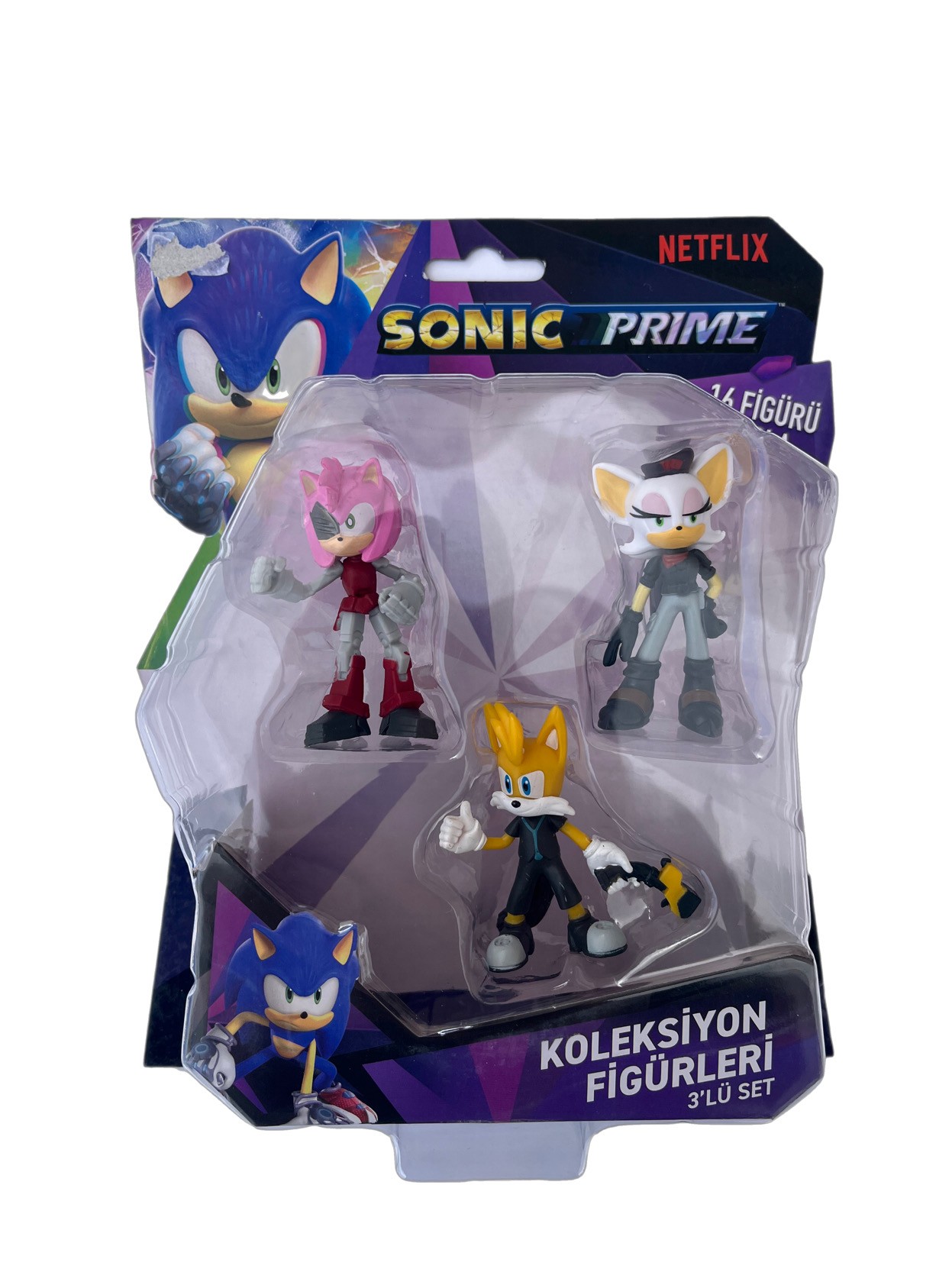 Sonic Prime 3'lü Figür Seti