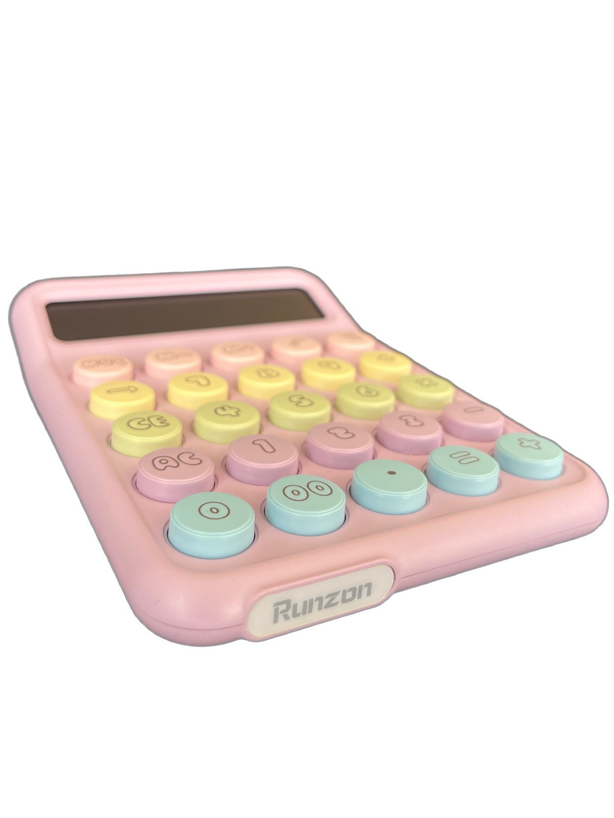 Hesap Makinesi Pastel Renkli Lila
