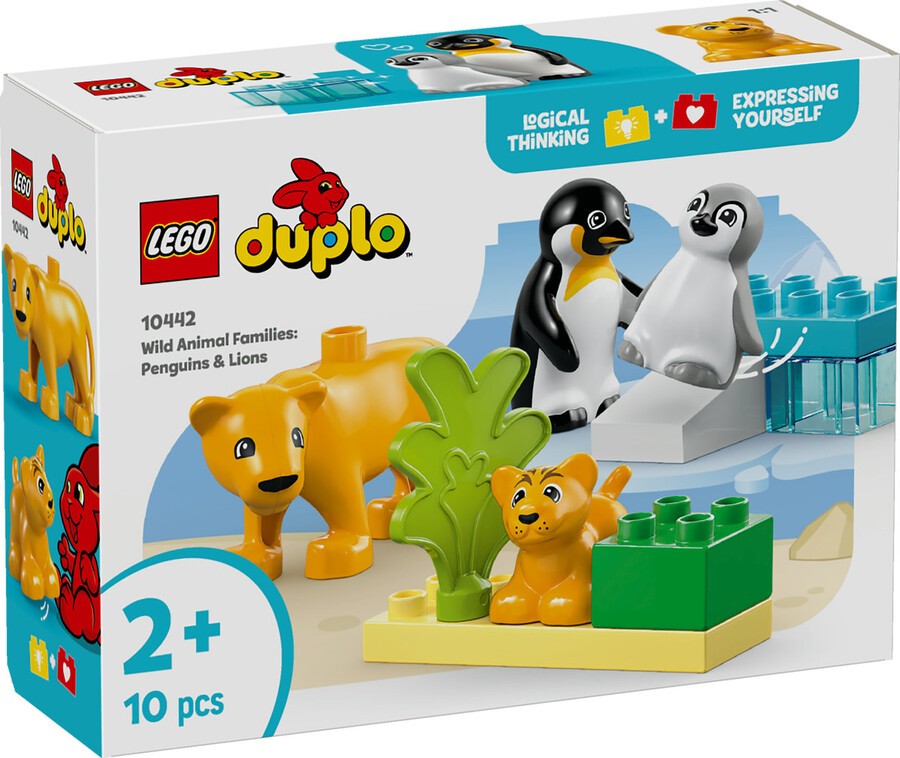 Lego Duplo Vahşi Hayvanlar ve Aileleri: Penguen ve Aslanlar 10442