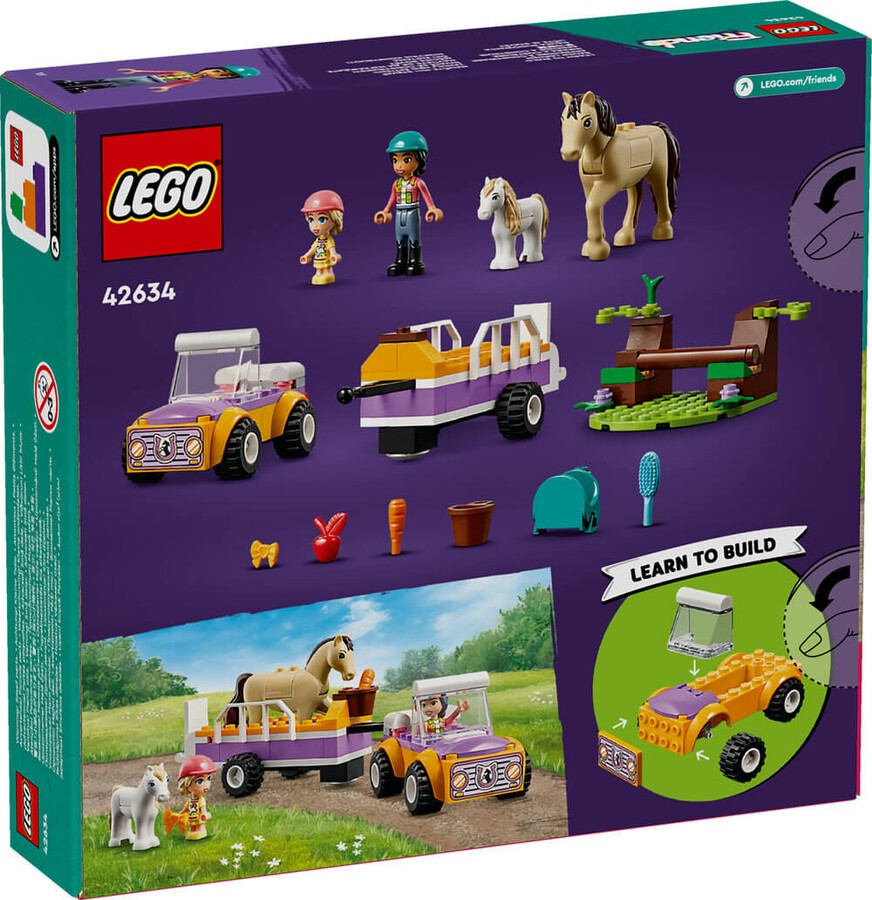 Lego Friends At ve Midilli Römorku 42634