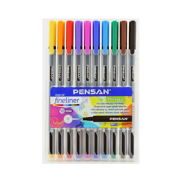 Pensan Fineliner 10 Renk