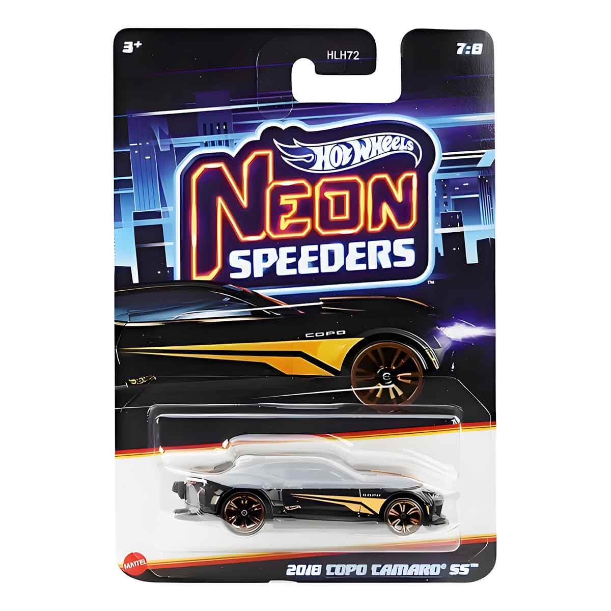 Hot Wheels Neon Speeders HLH72 - Jcb06 2018 Copo Camaro 55