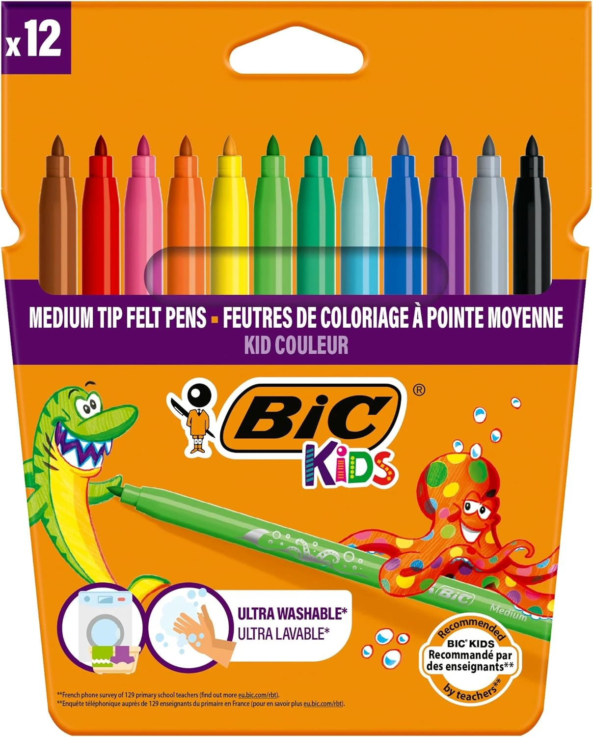 Bic Kids 12 Renk Keçeli Kalem