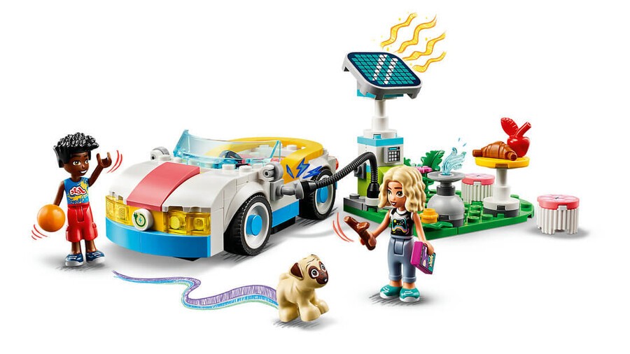 Lego Friends Elektrikli Araba ve Şarj İstasyonu