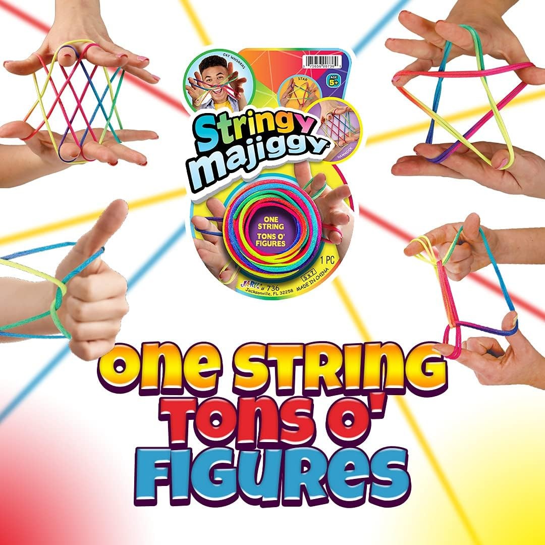 String Majiggy Seyahat Oyuncakları Kedi Beşiği İp Oyunu