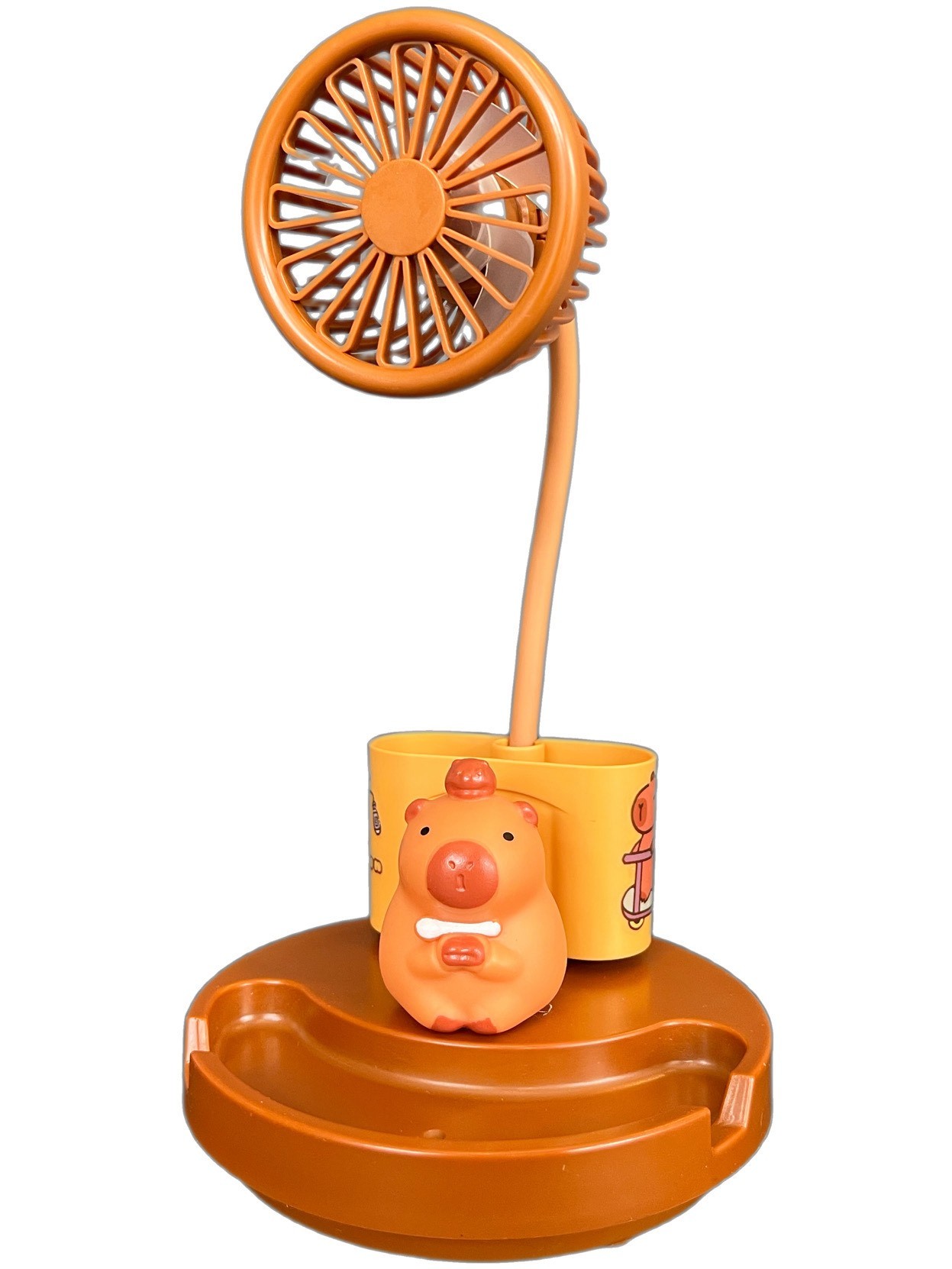 Capybara Işıklı Kalemlik Vantilatör Fan Model 1