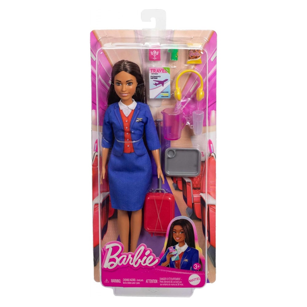 Barbie Hostes Bebek ve Aksesuarları HYT60