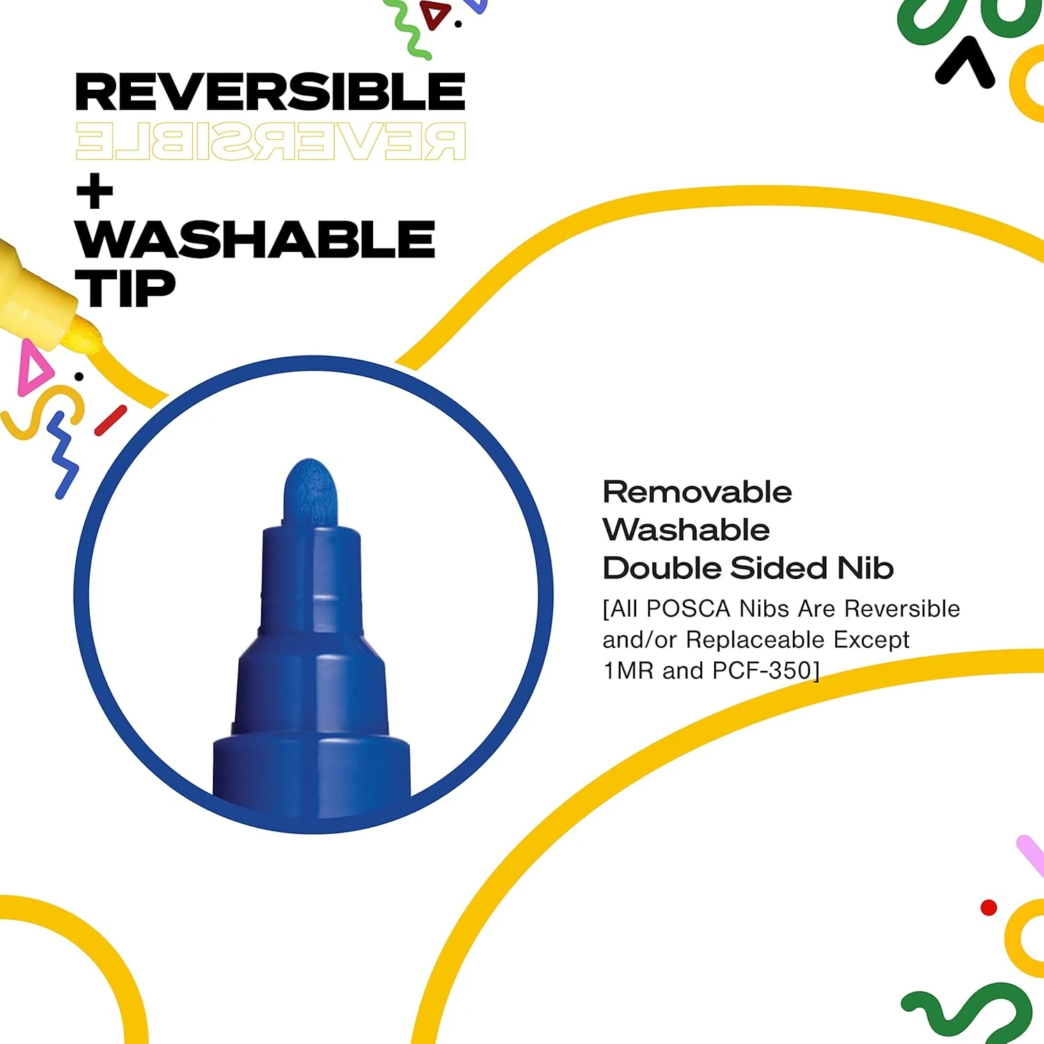 Uni Poster Markörü Posca Set PC-5M/8C Soft Renk 8 li