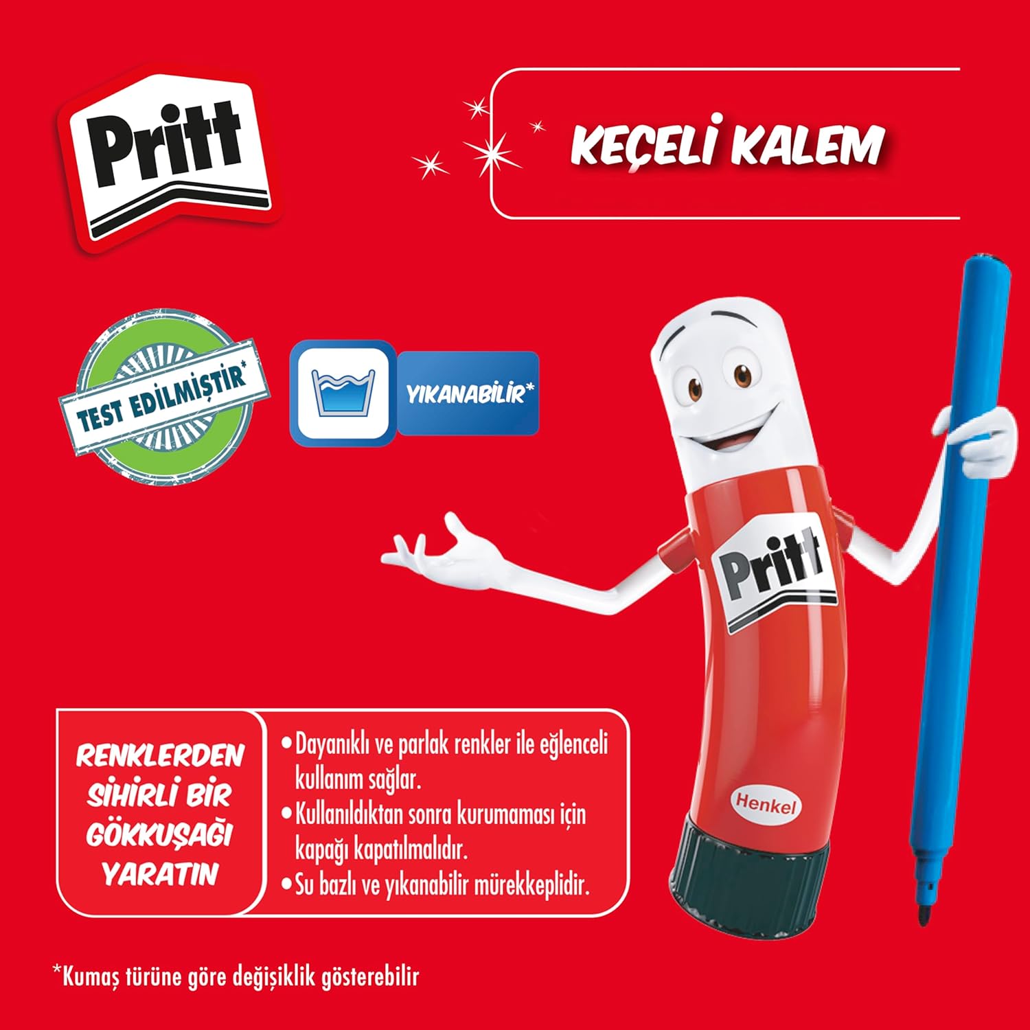 Pritt 12 Renk Keçeli Kalem