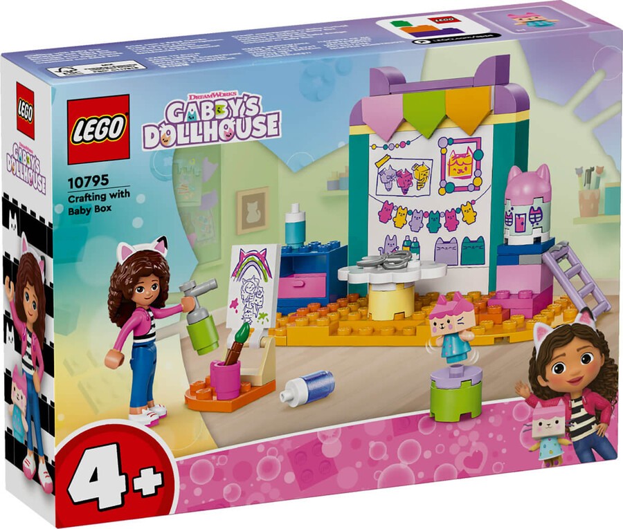 Lego Gabby's Dollhouse Karton Yavru Kedi ile El Sanatları