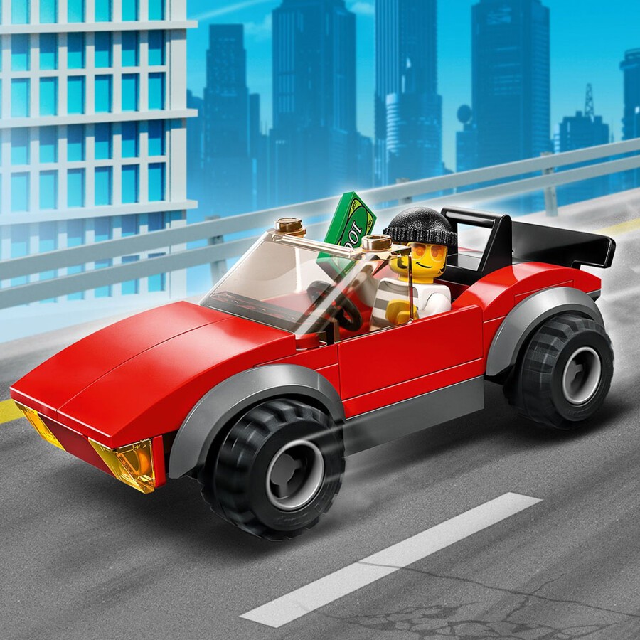 Lego City Polis Motosikleti Araba Takibi 