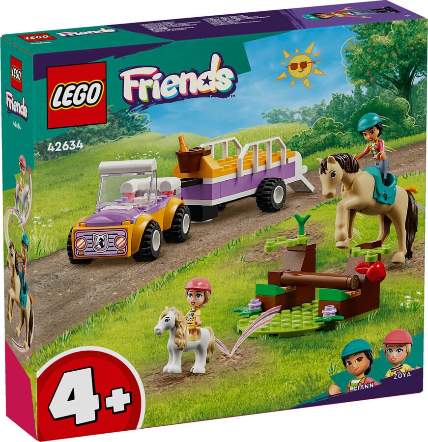 Lego Friends At ve Midilli Römorku 42634