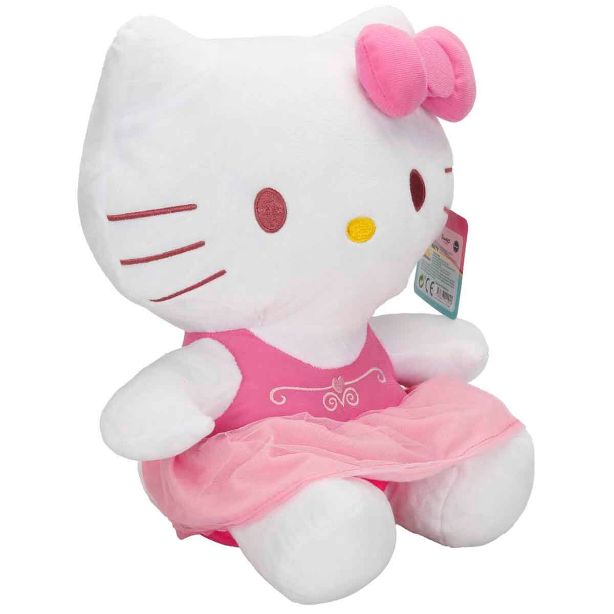 Hello Kitty Fiyonklu Peluş 36 cm Pembe