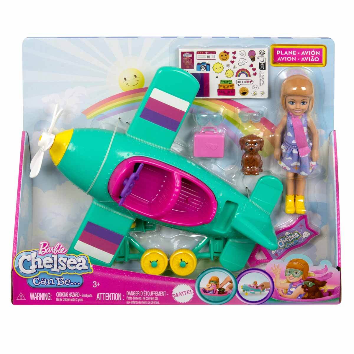 Barbie Chesea'nin Pervaneli Mini Uçağı Oyun Seti HTK38