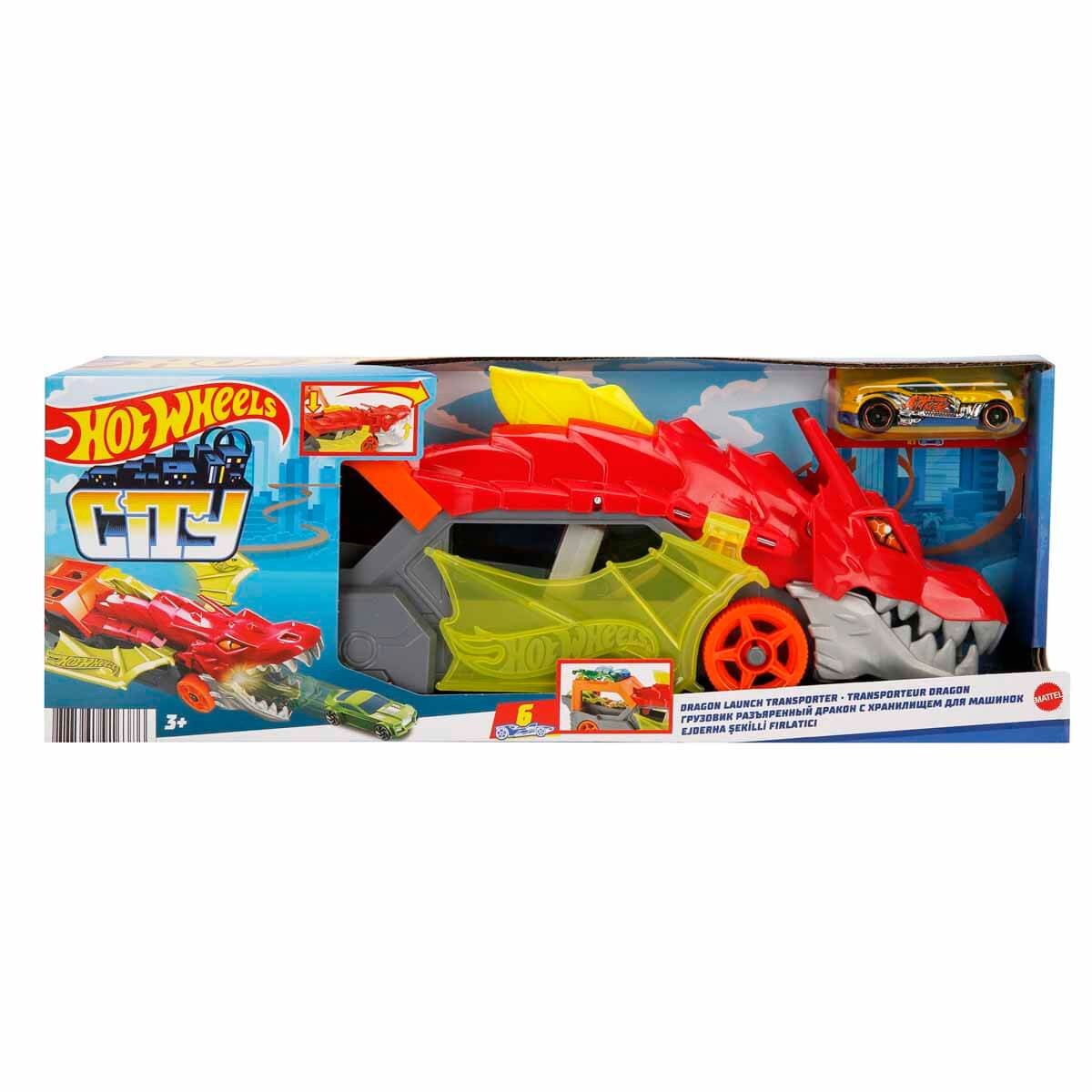 Hot Wheels Fırlatıcı ve Taşıyıcı Ejderha GTK42