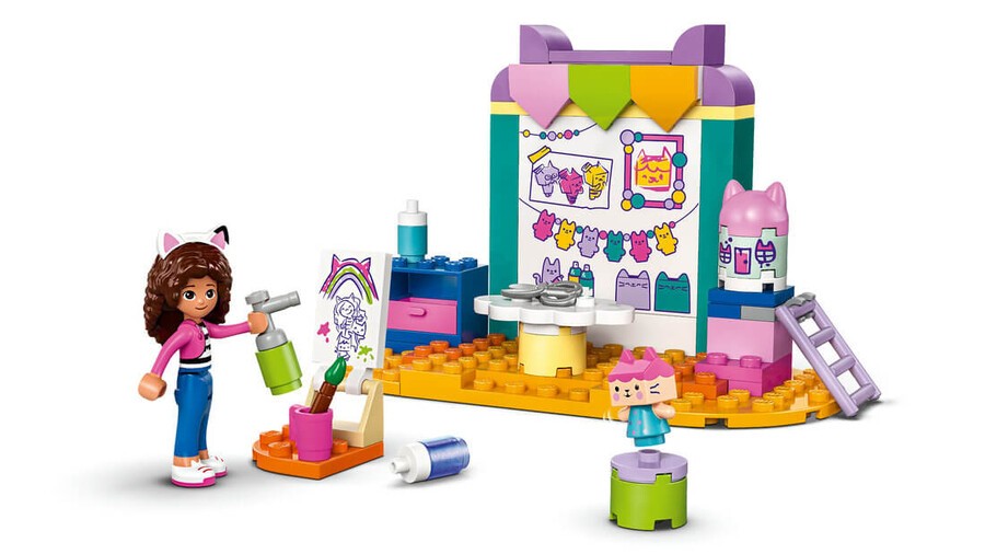 Lego Gabby's Dollhouse Karton Yavru Kedi ile El Sanatları