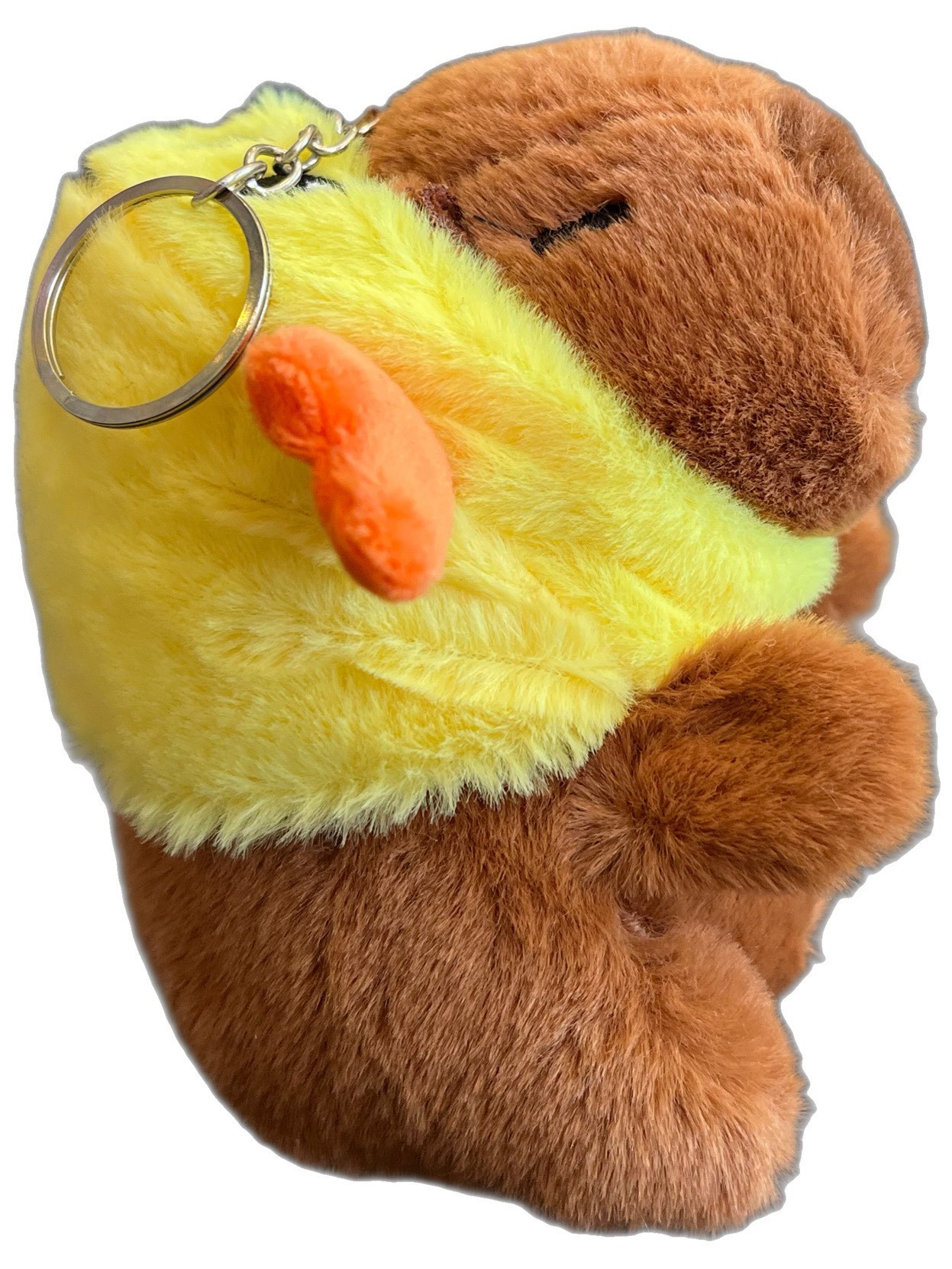 Capybara Peluş Anahtarlık Sarı