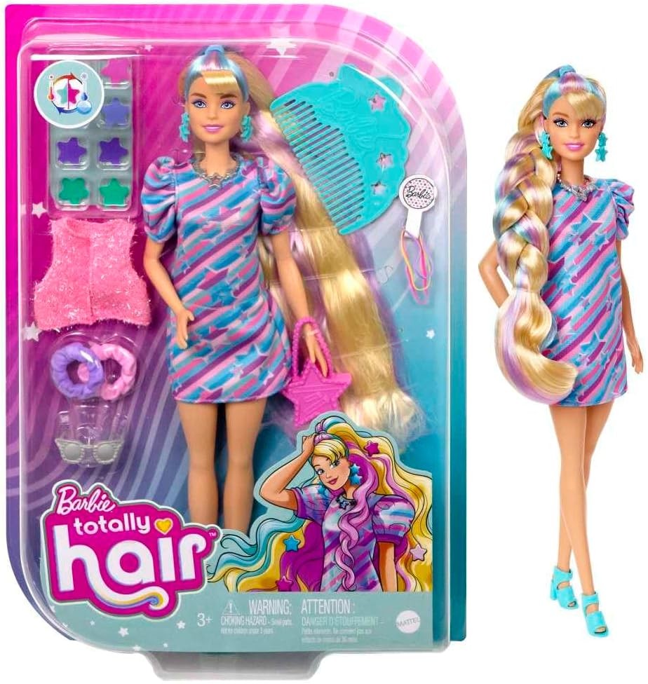 Barbie Upuzun Muhteşem Saçlı Sarışın Bebek Yıldız