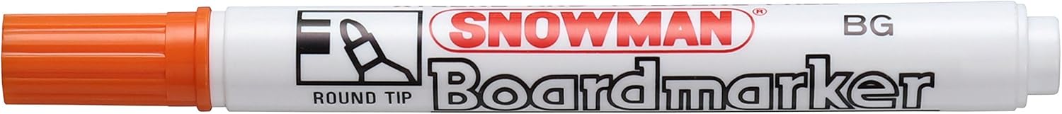 Snowman Bg-12 Beyaz Tahta Kalemi Turuncu