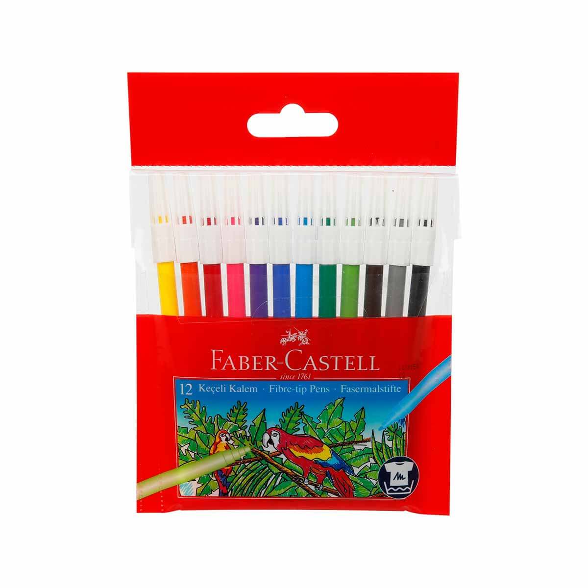 Faber Castell Keçeli Kalem 12 Renk