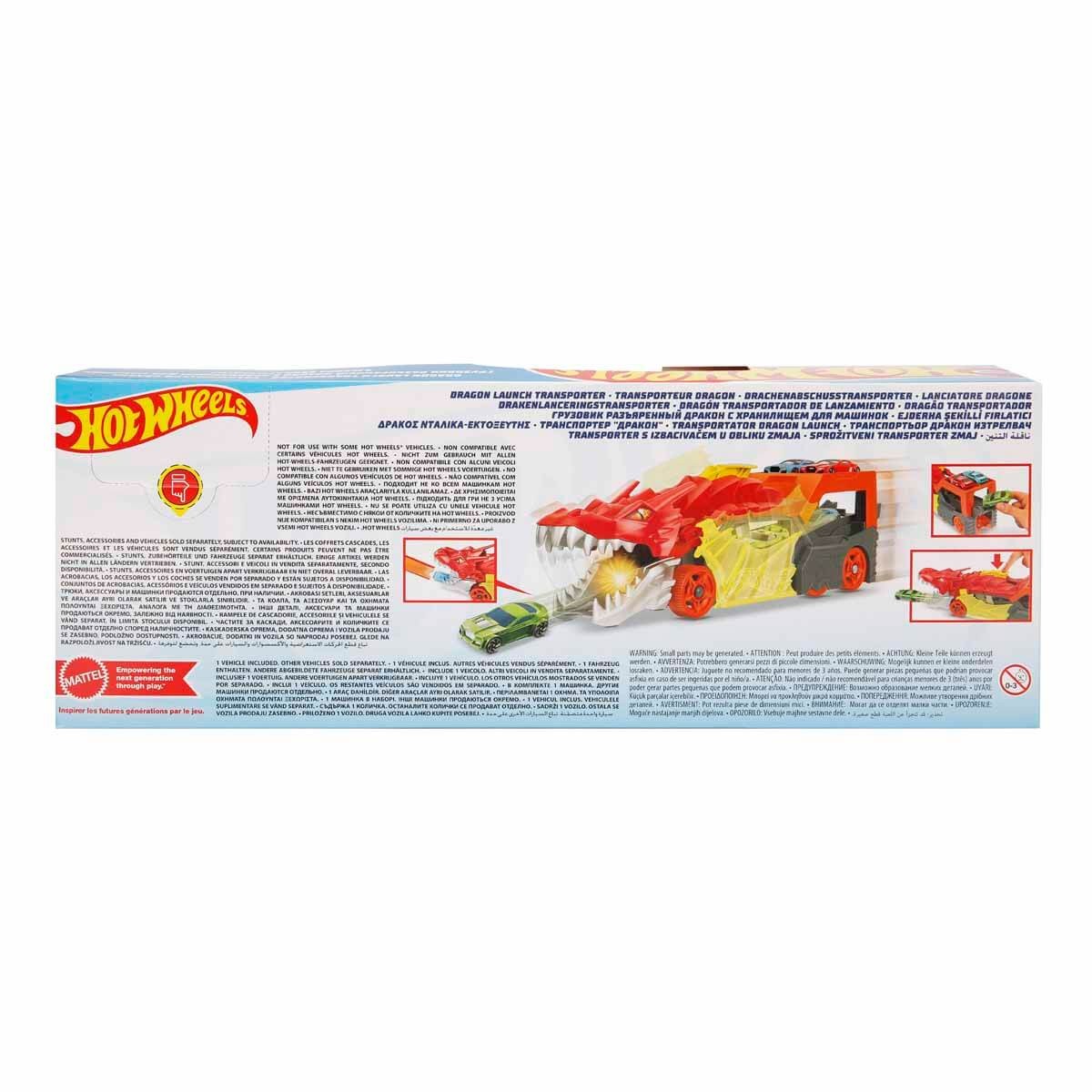 Hot Wheels Fırlatıcı ve Taşıyıcı Ejderha GTK42