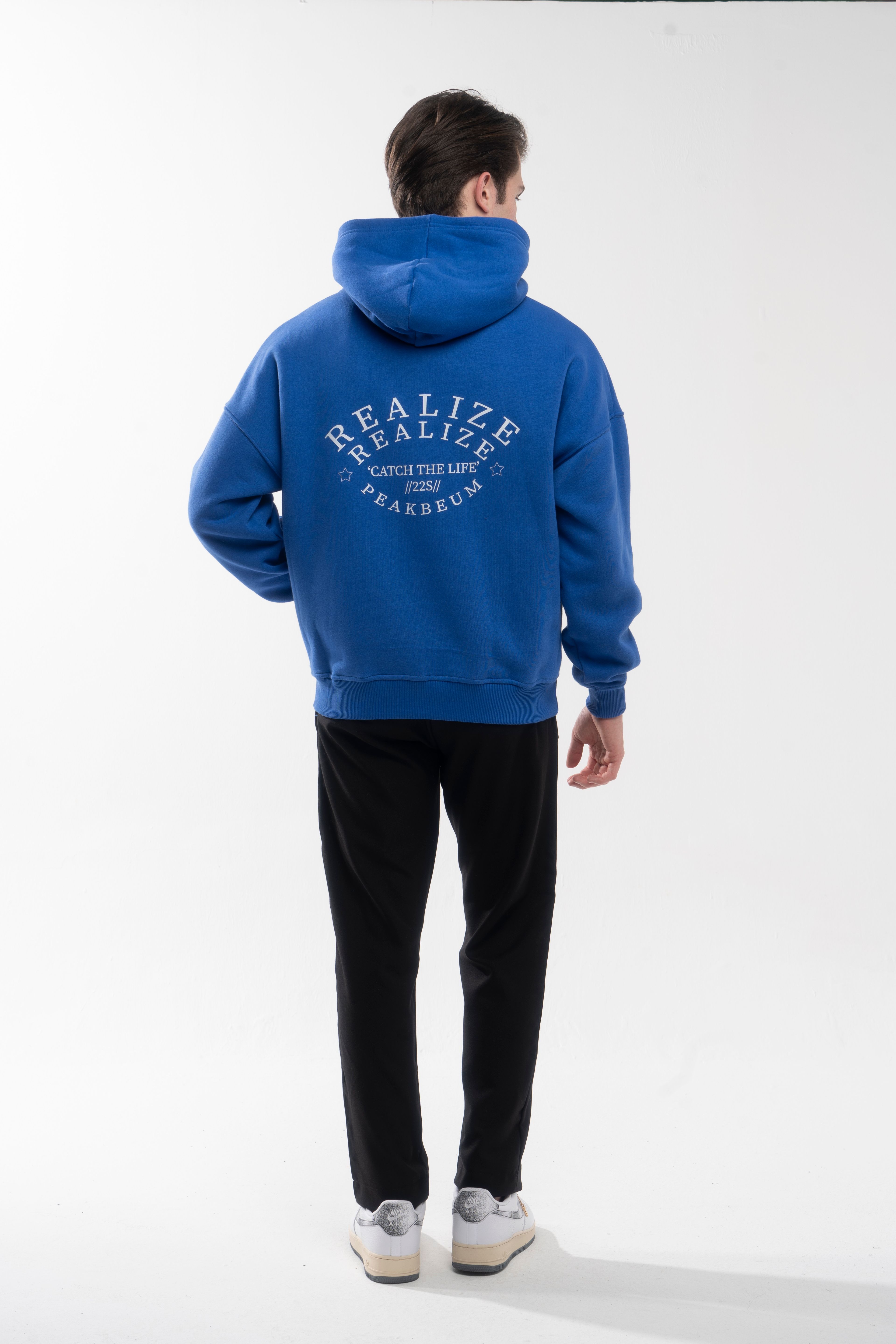 Erkek Realize Sweatshirt - MAVİ