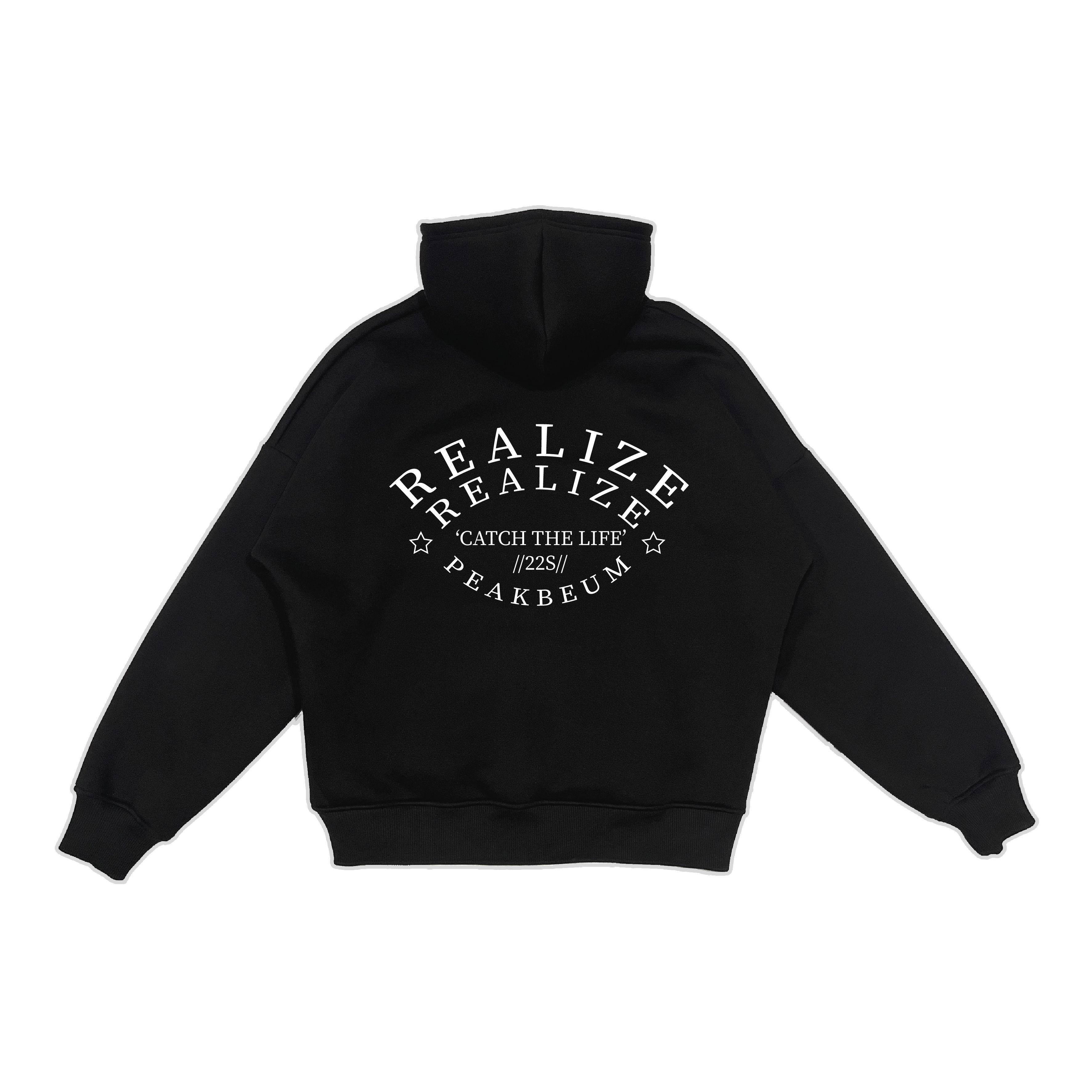 Erkek Realize Sweatshirt - SİYAH