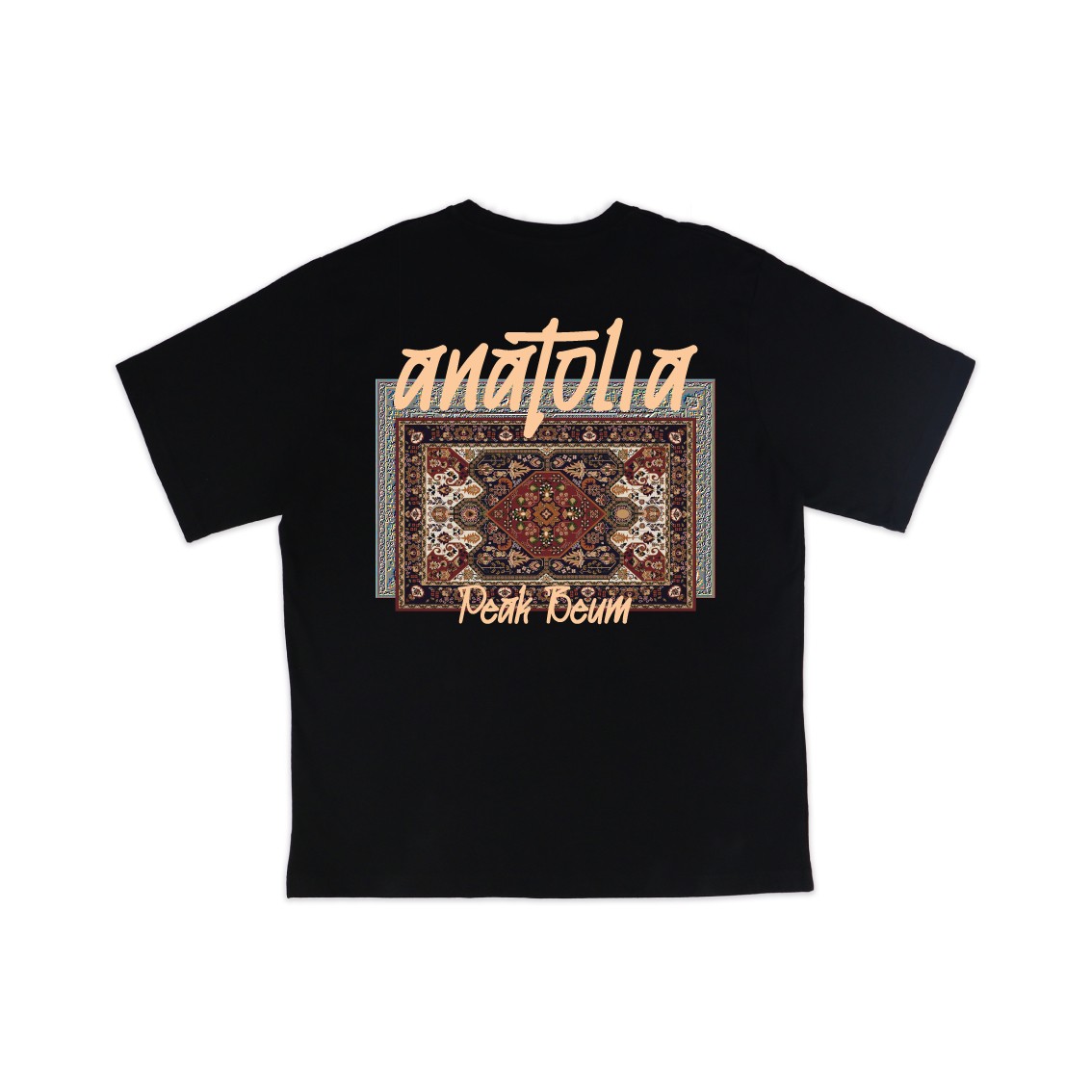 Erkek Anatolia T-Shirt - SİYAH