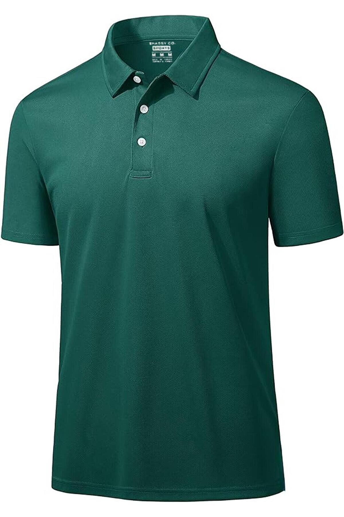 Ghassy Co. Erkek Golf Dry Fit Classic Tenis Casual Polo Yaka T-Shirt - Nefti