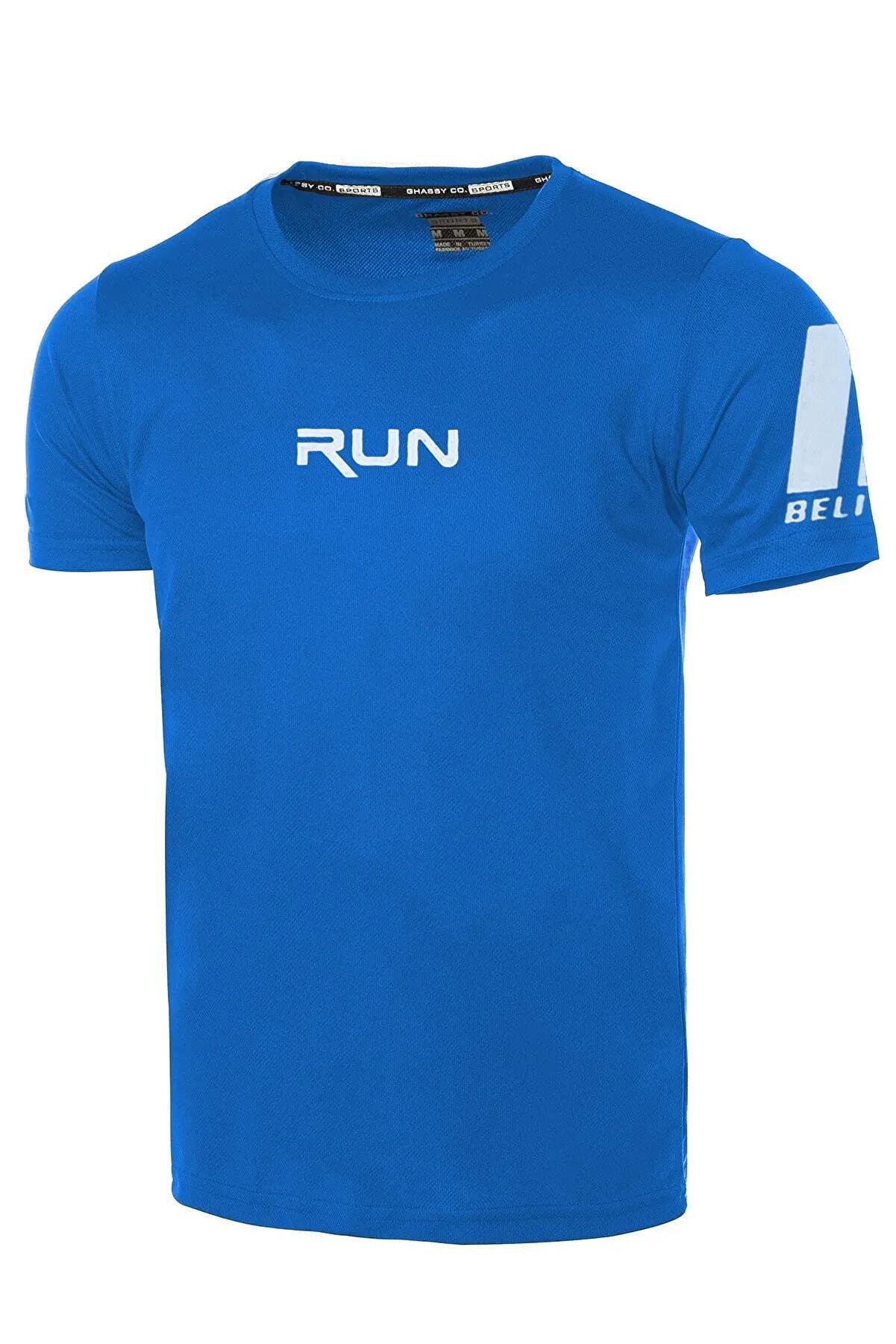 Ghassy Co Ghassy Co. Erkek Nem Emici Hızlı Kuruma Performans Running Spor T-shirt - SAKS