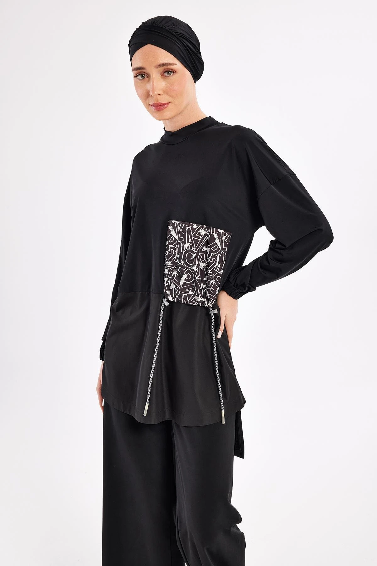 Kınley Uzun Kollu Tesettür Mayo 1117