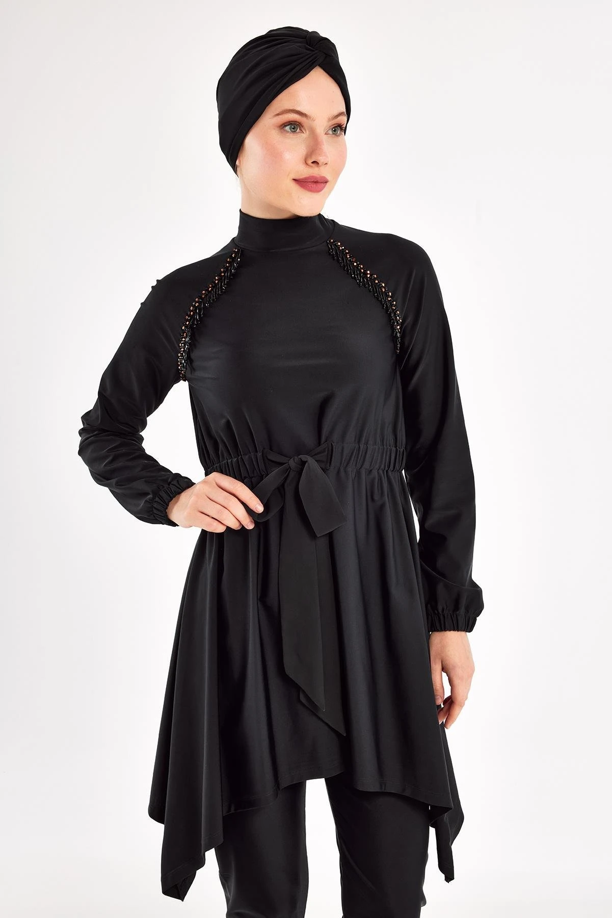 Belında Uzun Kollu Tesettür Mayo 1124