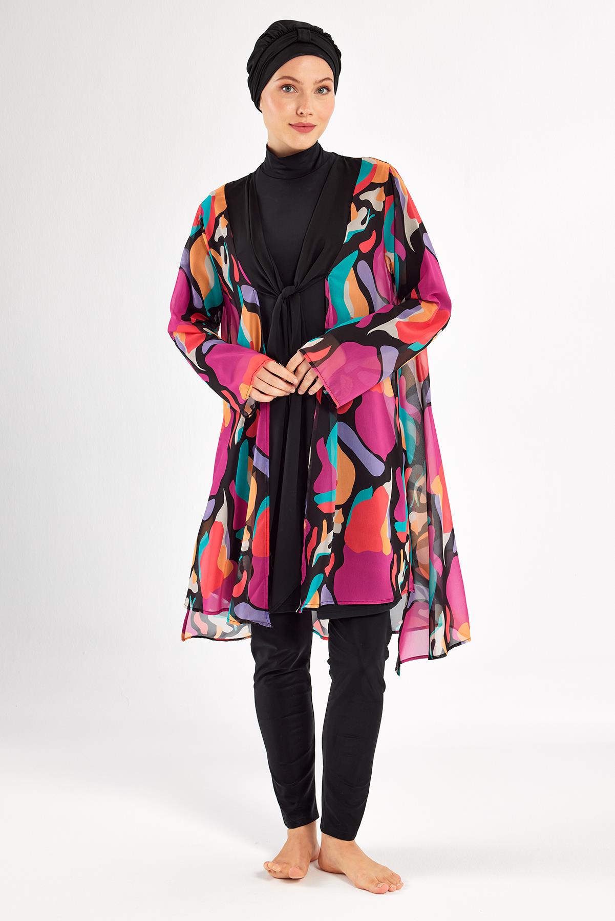 Yumı Uzun Kollu Tesettür Mayo 1134