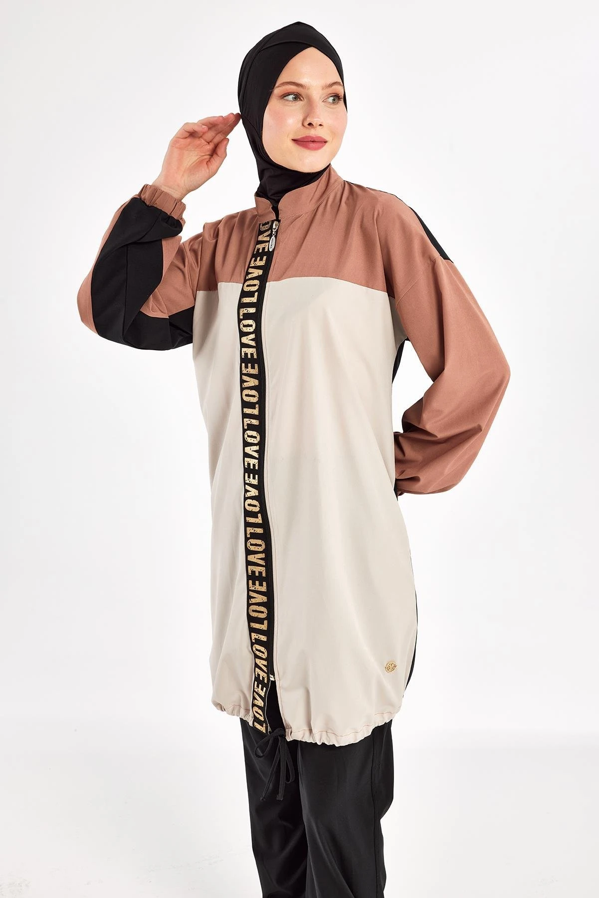 Pera Uzun Kollu Tesettür Mayo 1211