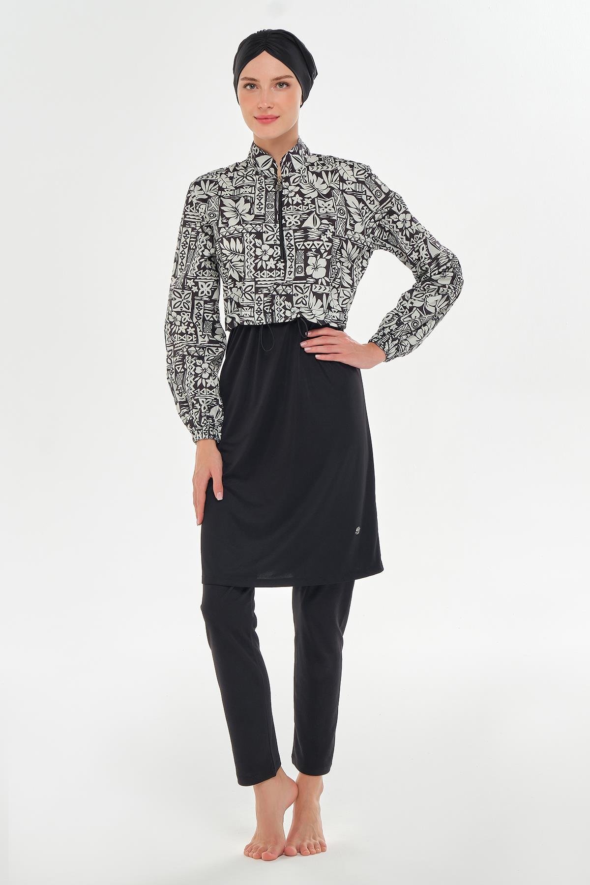 Penelope Uzun Kollu Tesettür Mayo 3402